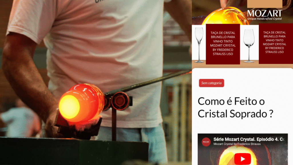 Como é Feito o Cristal Soprado ?